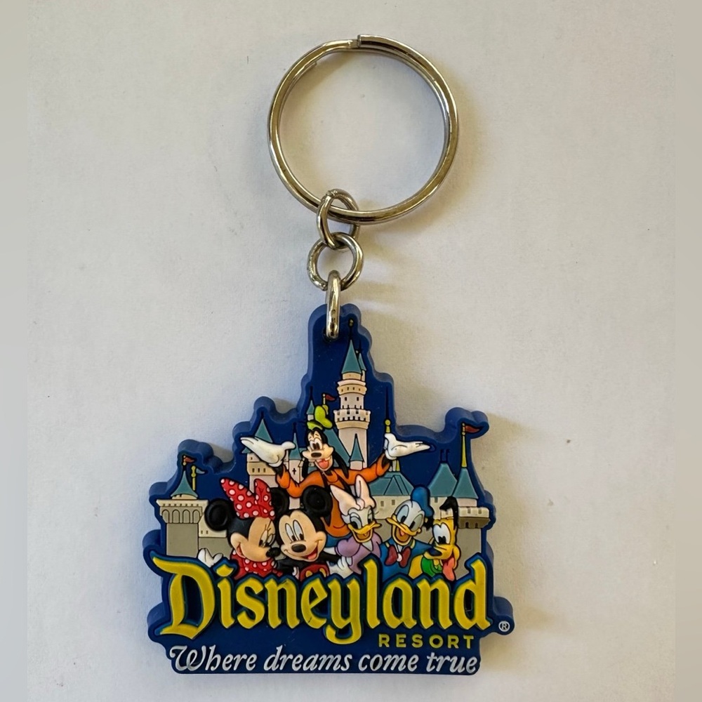 Vintage Disneyland Resort Keychain Silicone